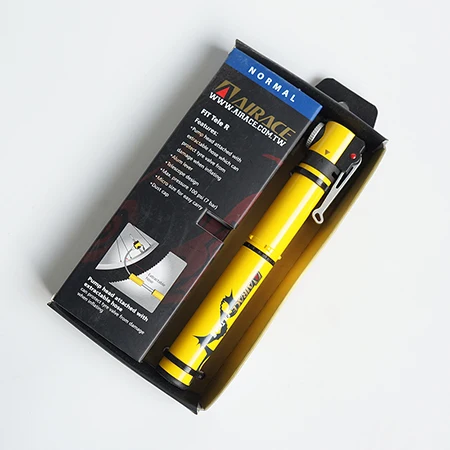 yellow 100psi Airace насос Basecamp Мини Портативный алюминиевый сплав велосипедный насос двухтактный дизайн для Schrader Presta газовый велосипедный воздушный насос - Цвет: yellow