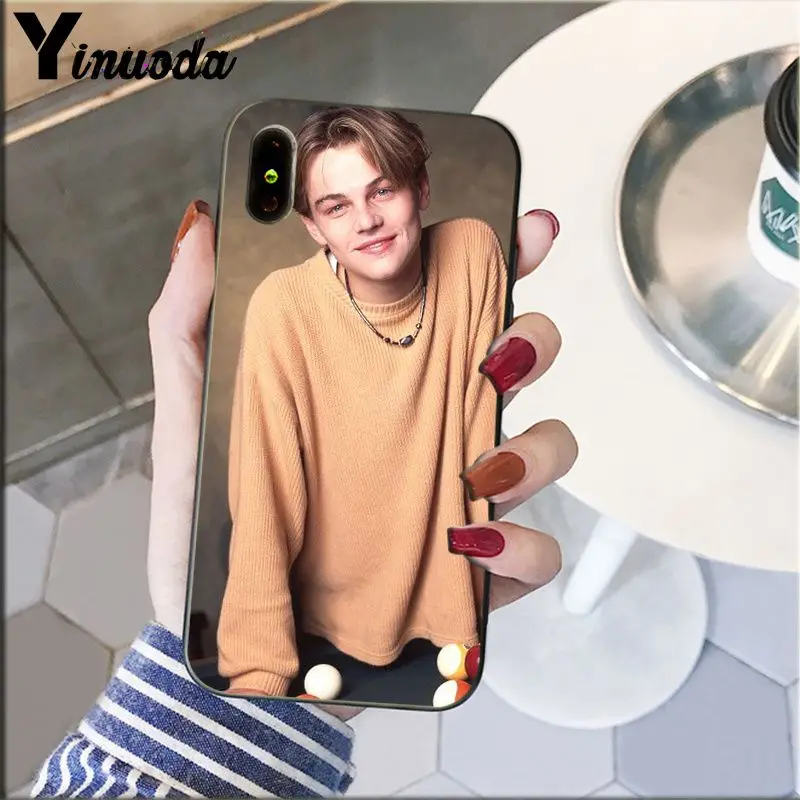 Yinuoda Леонардо ДиКаприо сделай сам окрашенный красивый чехол для телефона iPhone 5 5Sx 6