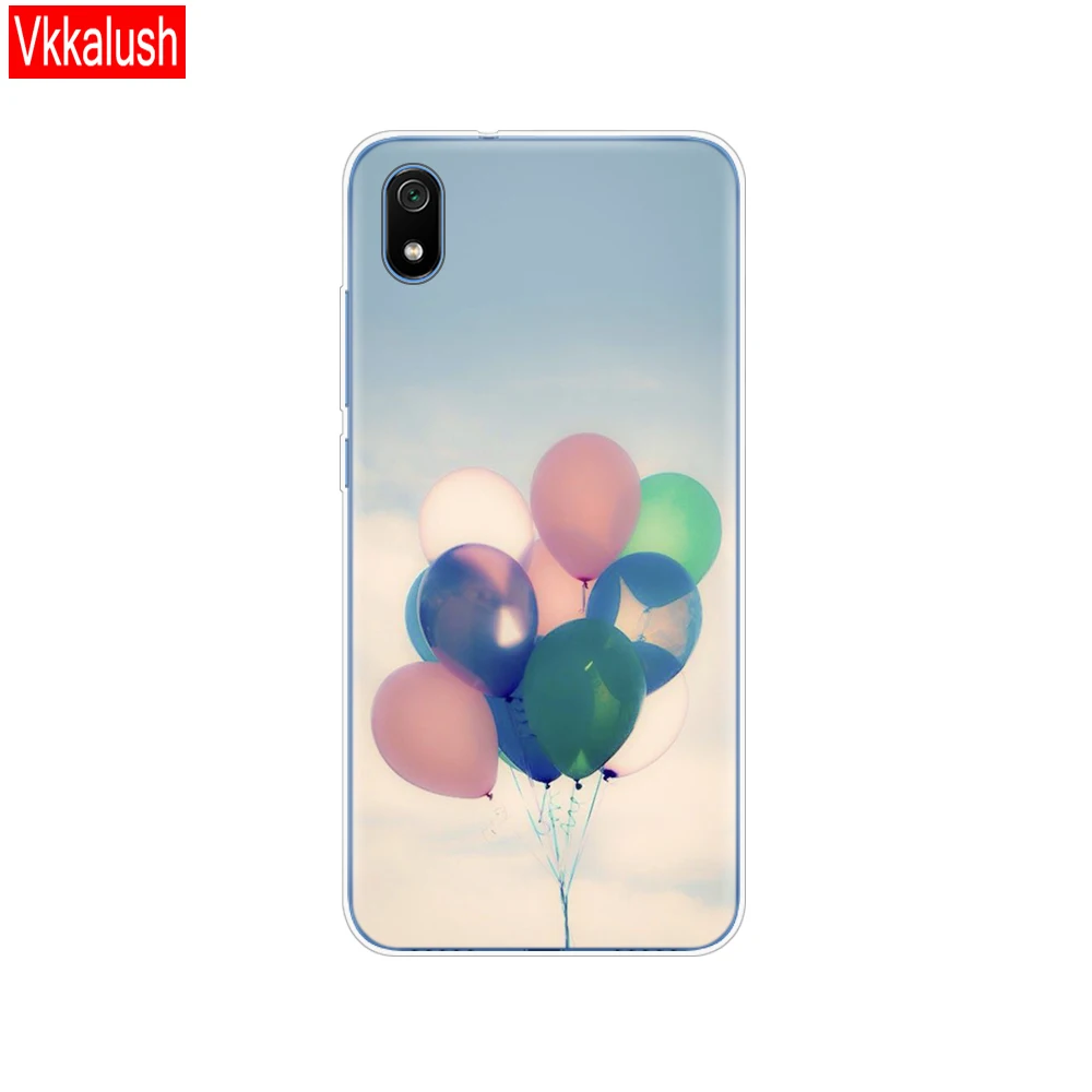 80015 Силиконовый чехол для Xiaomi Redmi 7a, чехол s, полная защита, мягкая задняя крышка из ТПУ для Redmi 7 A, чехол-бампер для телефона - Цвет: 80015
