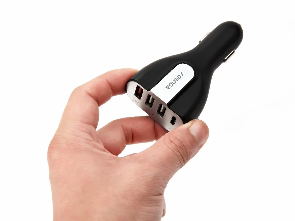 Автомобильное зарядное устройство Moveski с 4 USB портами универсальное