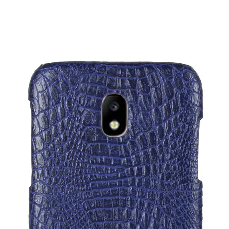 Для Samsung Galaxy J7 2017 чехол Роскошный PU кожаный твердый пластиковый на заднюю панель