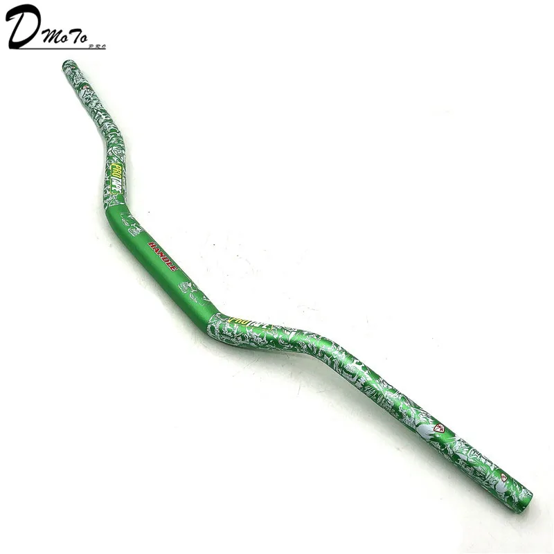 Green Руль PRO Taper Pack Fat Bar 1-1/" Dirt Pit Bike, руль для мотокросса, 810 мм, длина 28,5 мм, PRO aluminum - Цвет: Green
