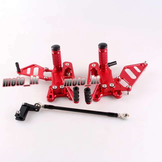 CNC регулируемый Rearset задний Набор подножка подножки для Honda CBR954RR CBR929RR 2002 2003/CBR 954 929 RR 02 03