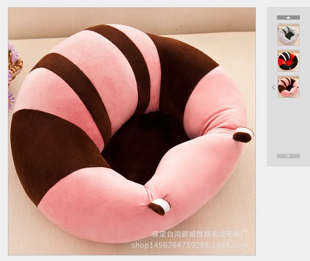 Baby Girl Boy Pillow 2017 New Soft Walker Support Car Seat Large Plush Sleep Kids Cushion Toys 3 to 8 months | Дом и сад