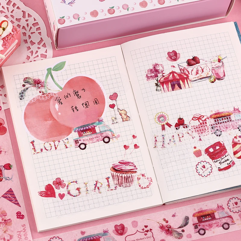 24 шт./компл. декоративная клейкая лента для украшения торта|Офисный скотч| |