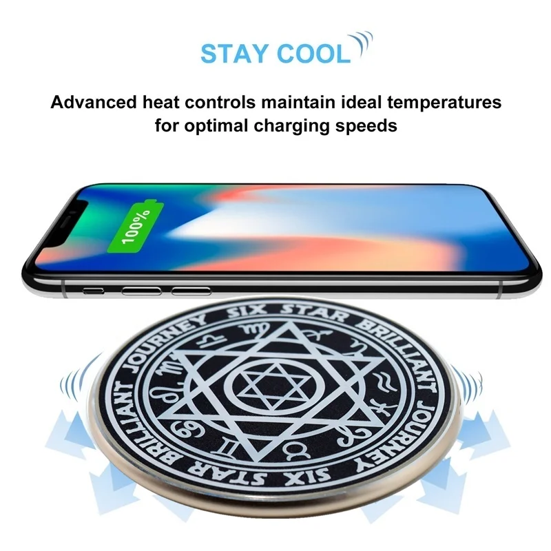 10 Вт Быстрое Qi Беспроводное зарядное устройство для iPhone X XS XR 8 7 алюминиевое Беспроводное зарядное устройство для samsung Note 9 S8 Carregador