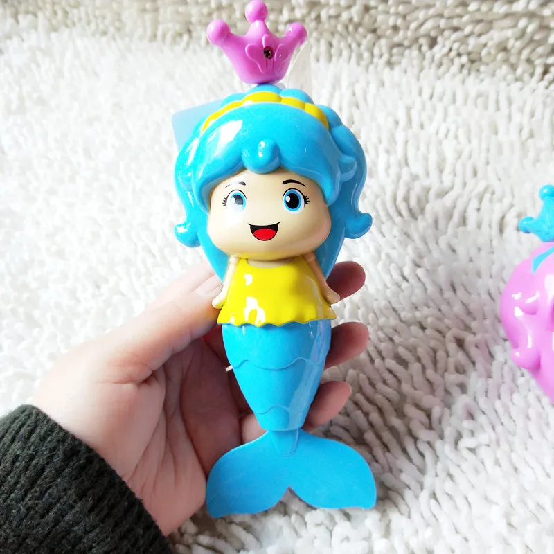 1 шт., детская игрушка для ванной, Милая Русалочка, заводная игрушка, плавающая, для плавания, заводная, для игры в воду, Мультяшные обучающие игрушки для ванной