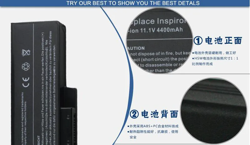 4400 мА/ч, 1425 1427 Ноутбук Батарея для Dell Inspiron 1428 Compal EL80 EL81 FL90 FL91 для LENOVO E42 K42 BEE0110202 D-DST1246