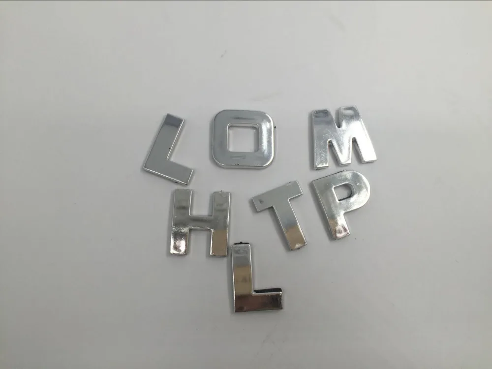 400 шт./лот оптовая продажа наклейки на Алфавит автомобиля DIY фигура с буквами 3d