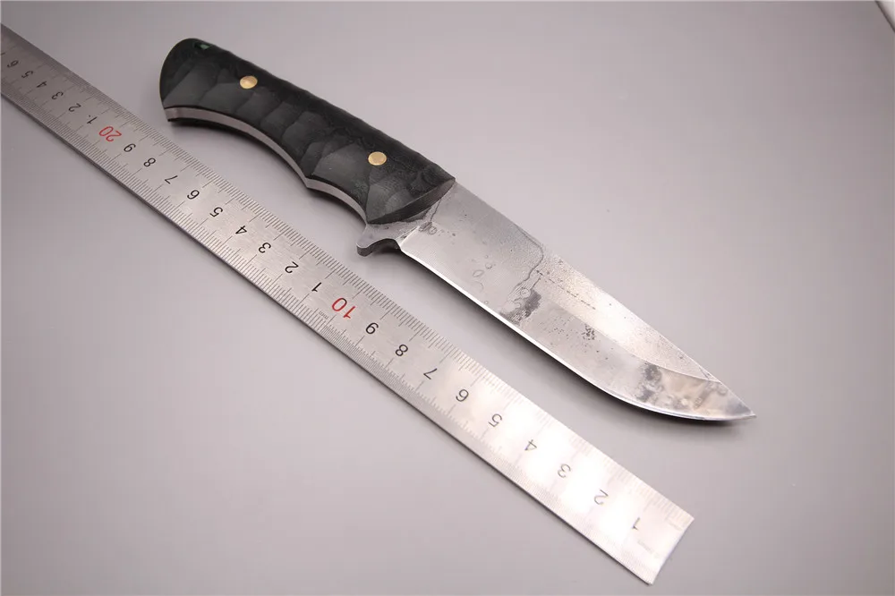 Ручной работы на открытом воздухе выживания охотничий настоящий нож Тактический