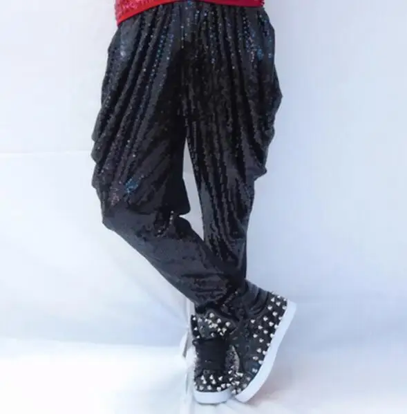 Новинка для ночного клуба мужская одежда модные певицам DS DJ блестками штаны