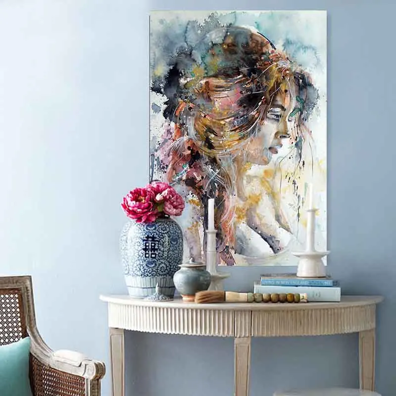Рисуй по номеру Wall art живописи номерам с художественным рисунком фигура женщины