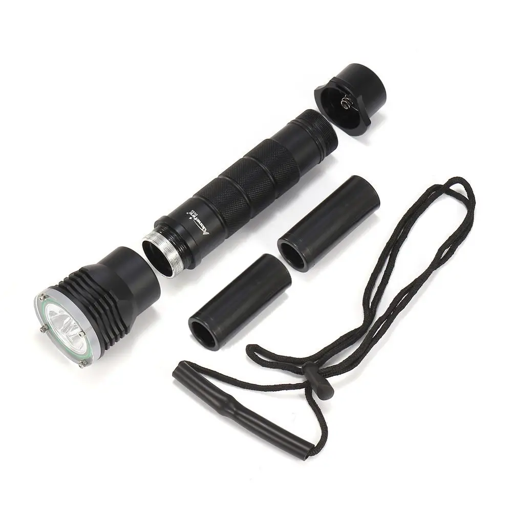 Alonefree DV33 Cree XM-L2 светодиодный фонарик для дайвинга подводный водонепроницаемый