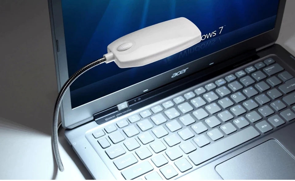 Гибкий USB светодиодный светильник, светильник для чтения книг, настольная лампа, мощность ноутбука, светодиодный USB светильник, ночник