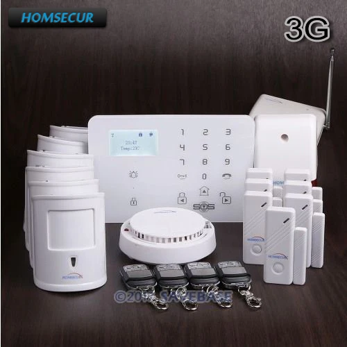 Homsecur беспроводный и проводной WCDMA 3G/GSM домашняя сигнализация с усилителем