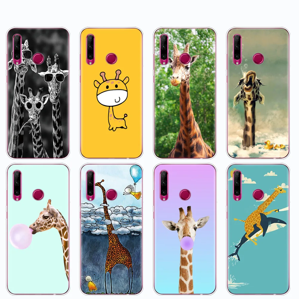 Чехол для Huawei Honor 8A PRO 8C 8X 10 i play чехол накладка huawei Y5 Y6 Y7 Y9 2019 pro Prime giraffes с милыми