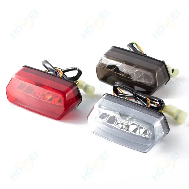 Светодиодный задний фонарь сигнала поворота мотоцикла интегрированный стоп