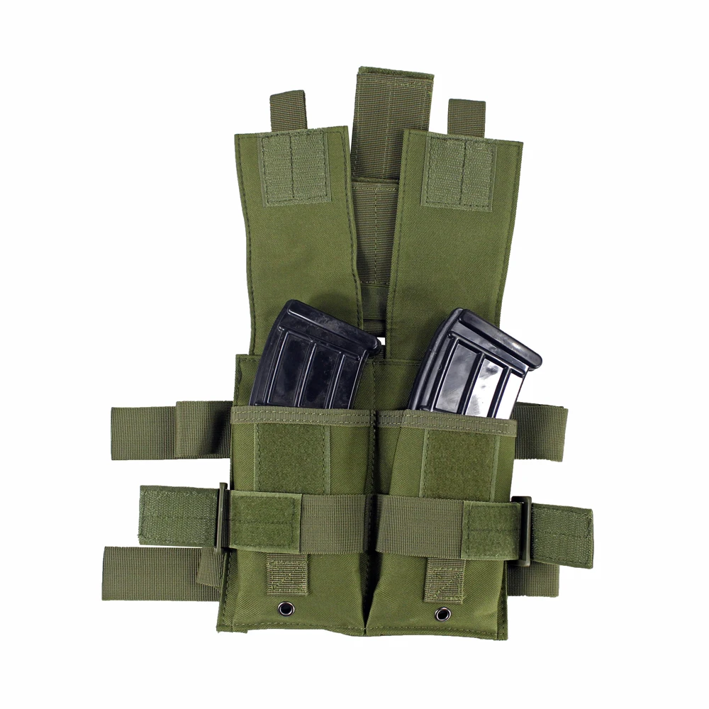 Тактический Molle двойной маг сумка для страйкбола Пейнтбол капля ноги панель Утилита Охота сумка
