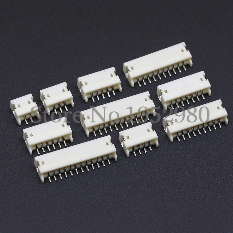 50 шт. ZH 1 5 мм разъем SMD горизонтальный прямой контактный тип 2/3/4/5/6/7/8/9/10/P PCB