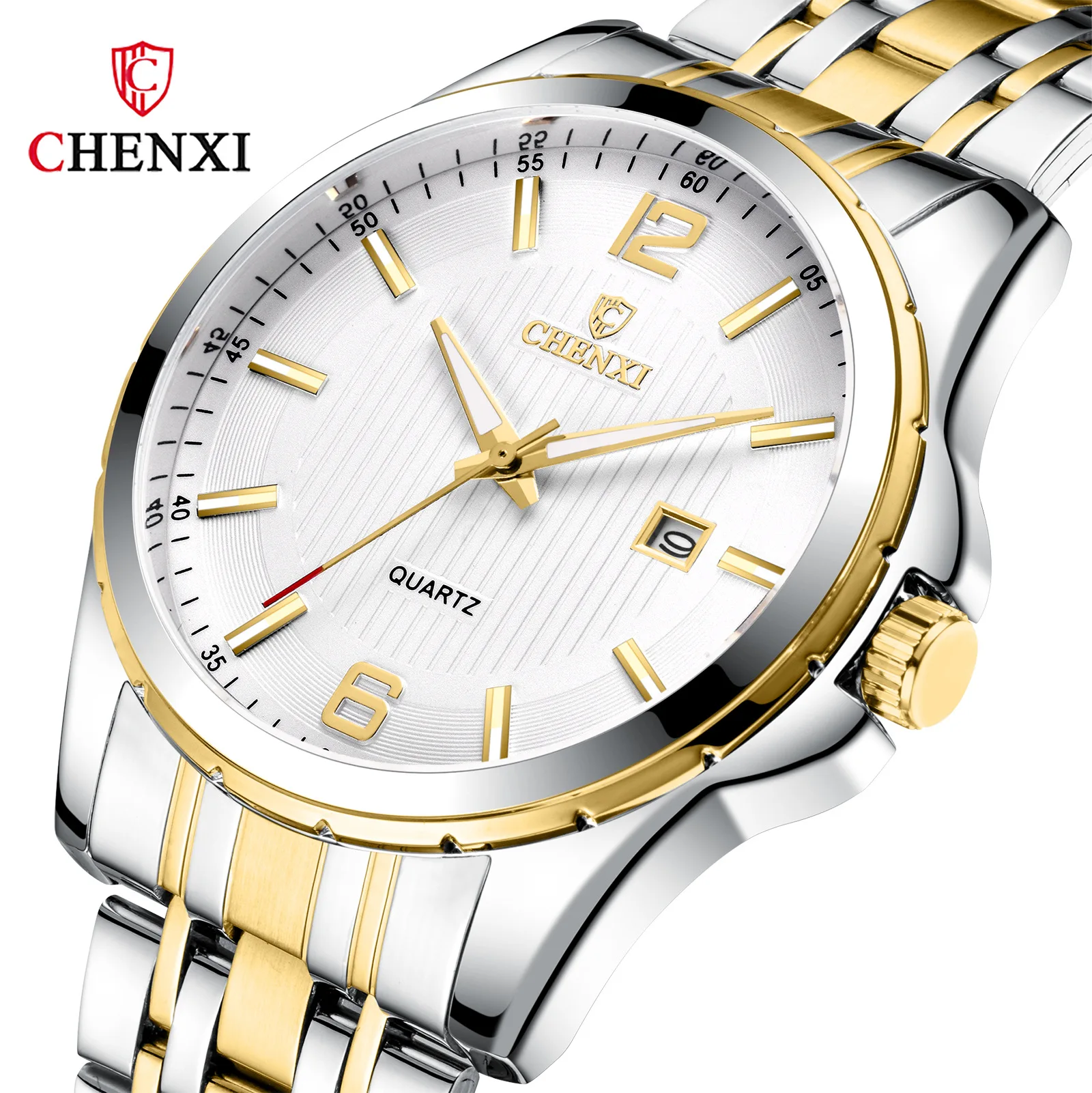 CHENXI 2019 Топ бренд Роскошные мужские часы модные кварцевые из нержавеющей стали