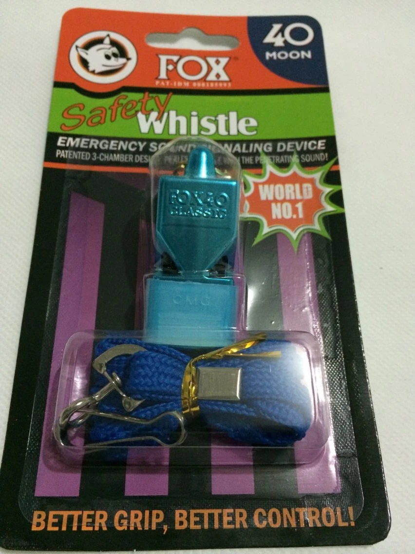 Бесплатная доставка 12 шт/партия E PLATING красочные лисы 40 свисток с мундштуком CMG и