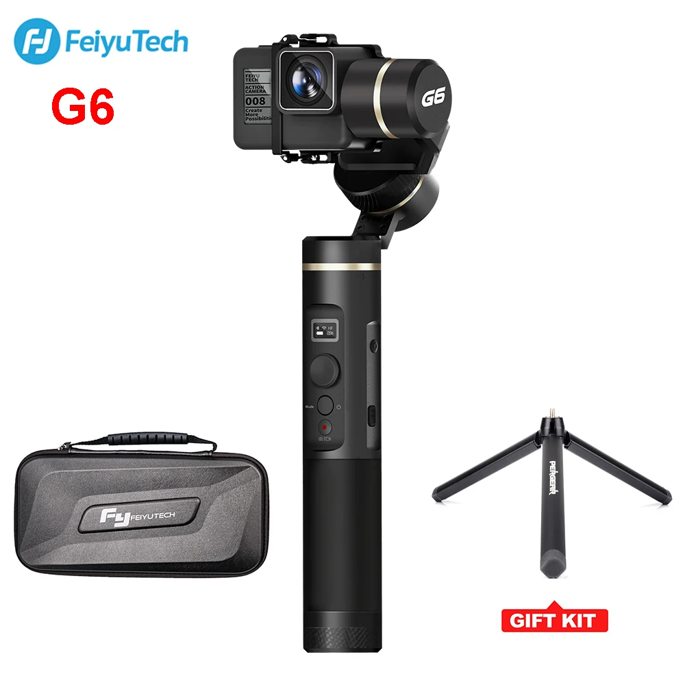 Ручной Стабилизатор FeiyuTech Feiyu G6 Водонепроницаемый Wifi + OLED экран с синим зубом для