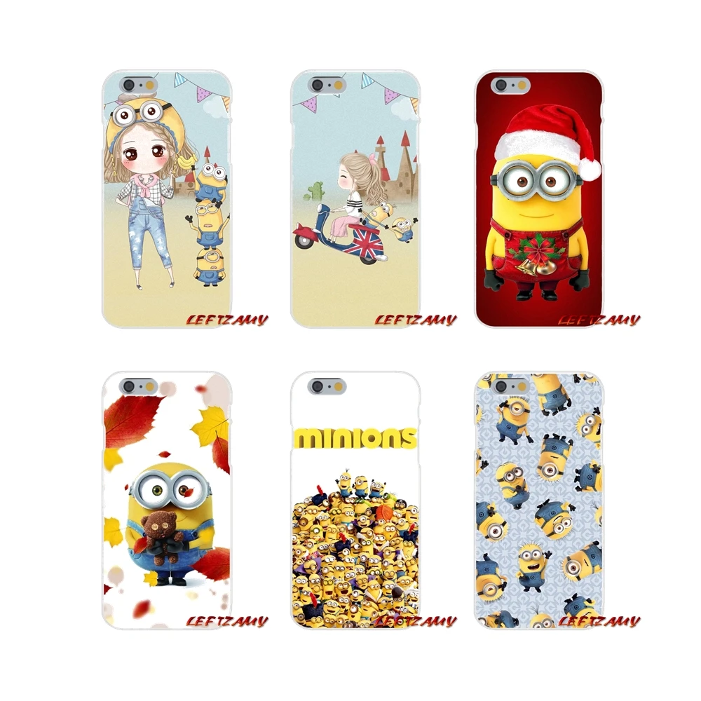 Для Huawei P Smart Mate Y6 Pro P8 P9 P10 Nova P20 Lite Mini 2017 Happy Yellow Minions аксессуары чехлы для