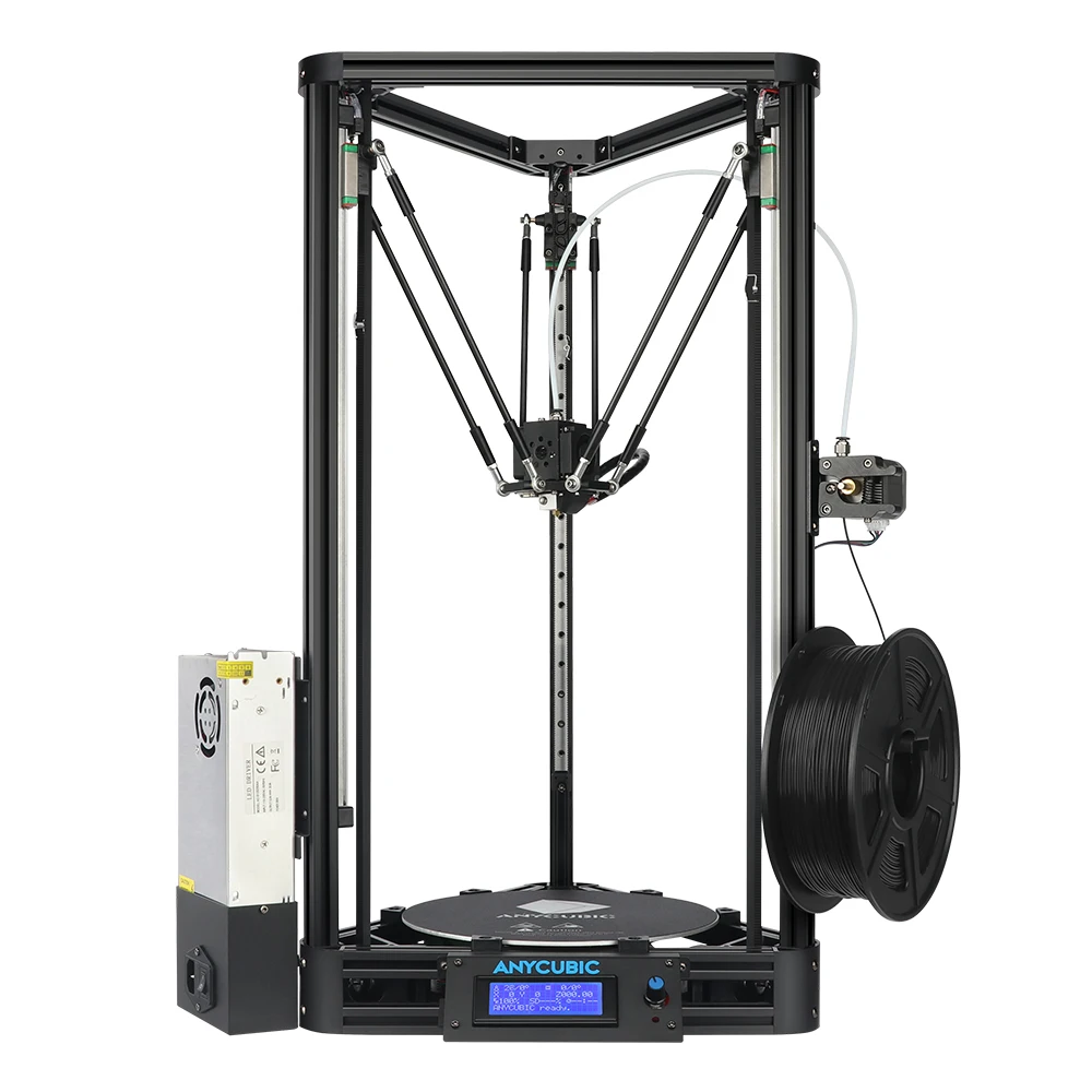 3D принтер ANYCUBIC Kossel автокалибровка рейсовые направляющие увеличенная область
