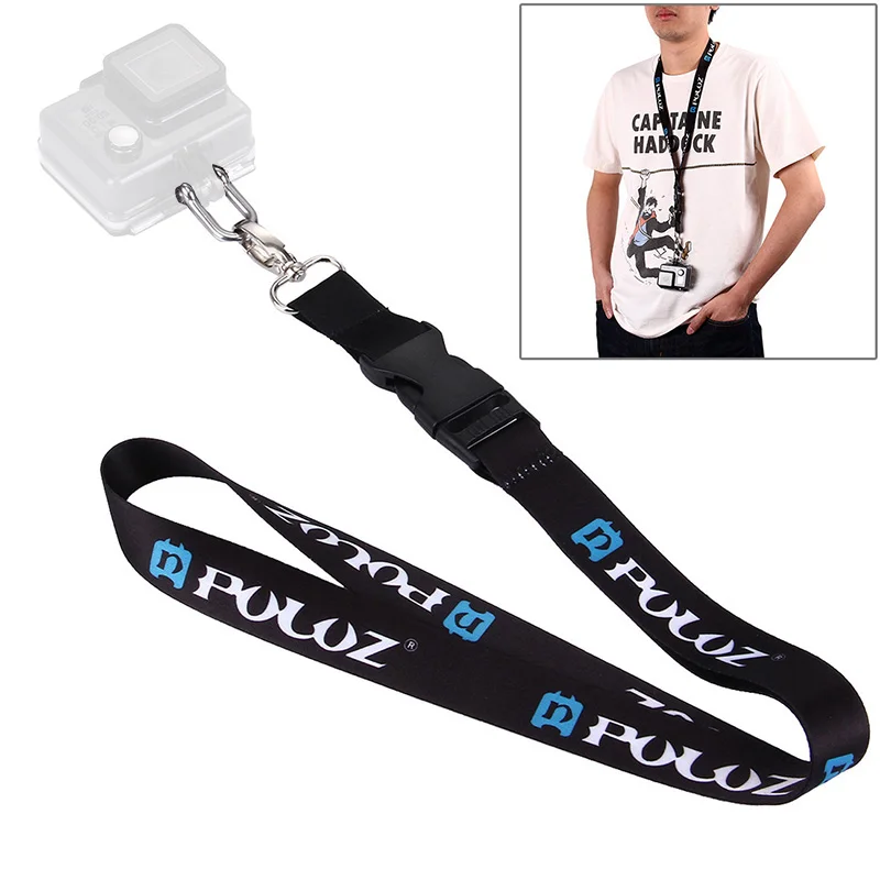 

60cm Neck Strap Lanyard Quick Release Sports Action Camera Sling for GoPro Hero 5/4/3+/3/2/1 UY8