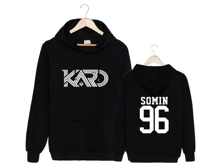 Флисовая Толстовка Kpop k.a.r.d kard альбом hola с названием участников Осень зима k pop