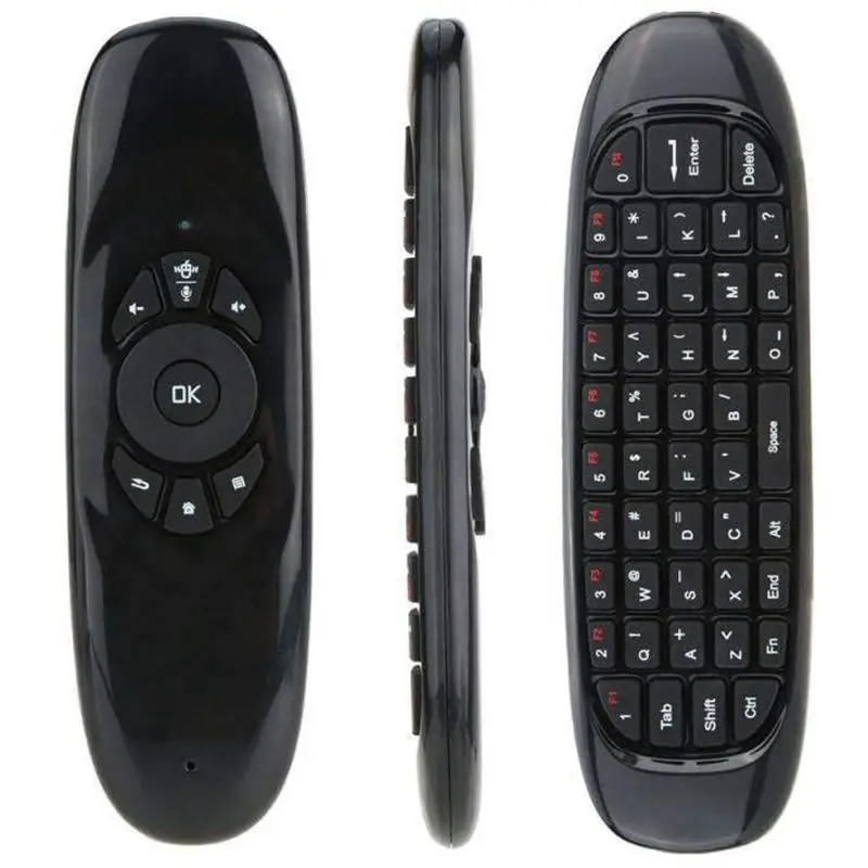 2 4 Ghz C120 Fly Air Mouse перезаряжаемая мини беспроводная клавиатура ручной пульт