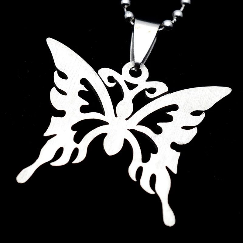 Ожерелье из полированной нержавеющей стали с цепочкой 60 см|necklace tie|necklace classicpendant