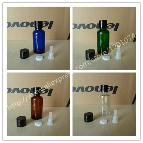30 мл коричневый/прозрачный/синий/зеленый блестящий Стекло эфирное масло