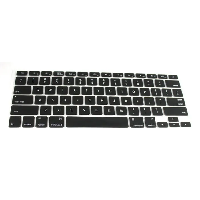 Новое поступление чехол для клавиатуры Macbook Pro 13 &quot15&quot силиконовый Чехол Прямая