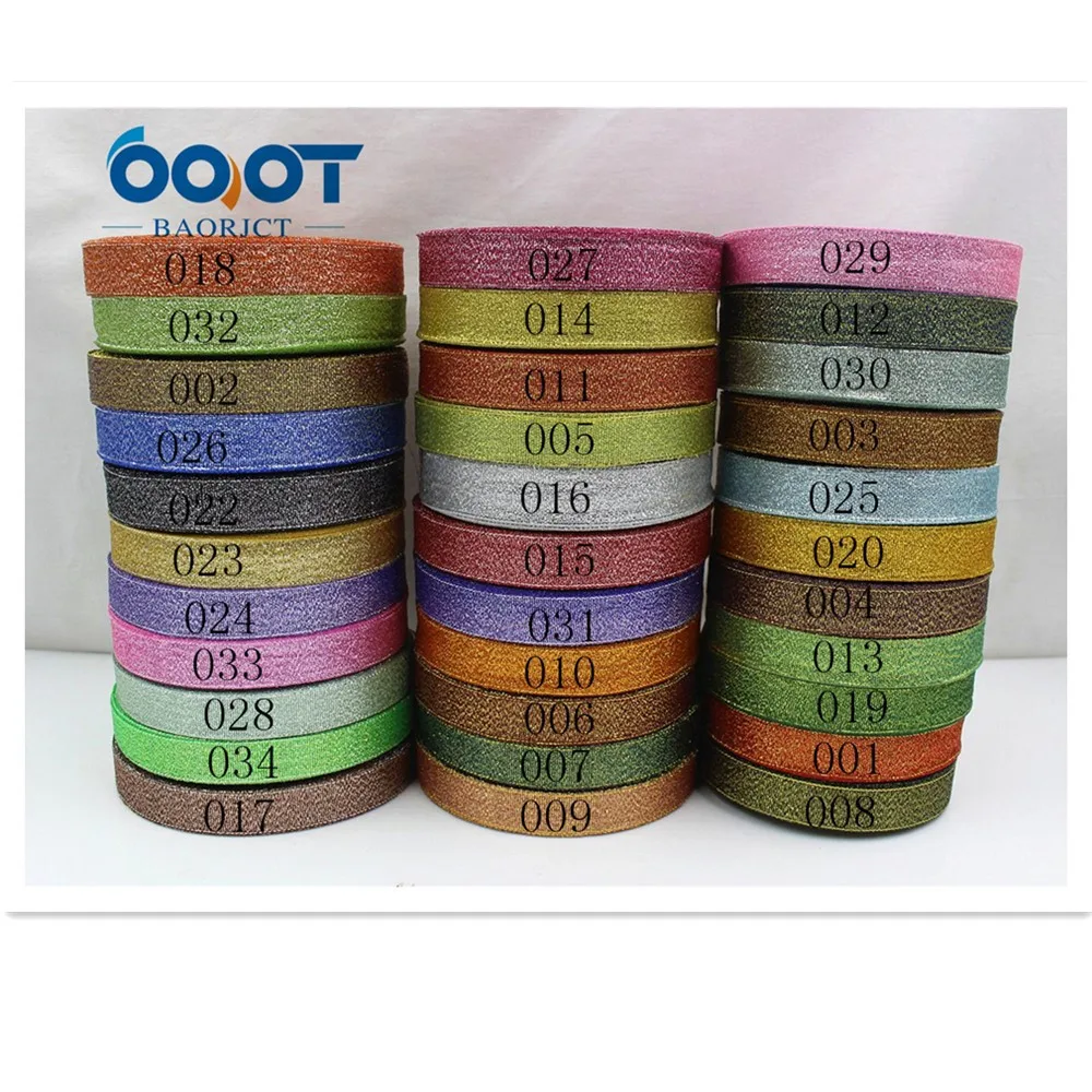 OOOT BAORJCT 1710185 33 цвета 15 мм Блестящая лента Рождественская тесьма для свадьбы