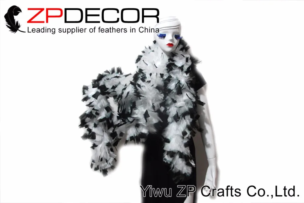 Zpdecoration 2 размера/партия высокое качество окрашенный белый с черным 150 г турецкие