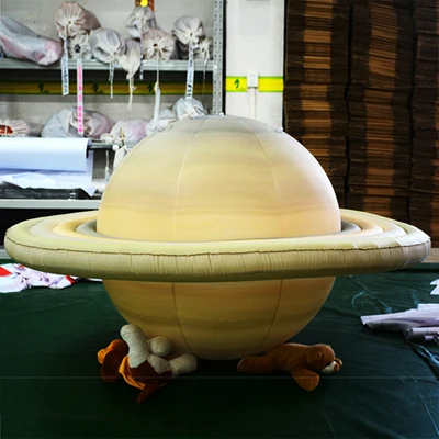 Saturn Надувные светящиеся планеты, солнечная система, девять планет, солнце, луна, воздушные шары для детей, Игрушки для раннего обучения, Образовательное предприятие - Цвет: Saturn