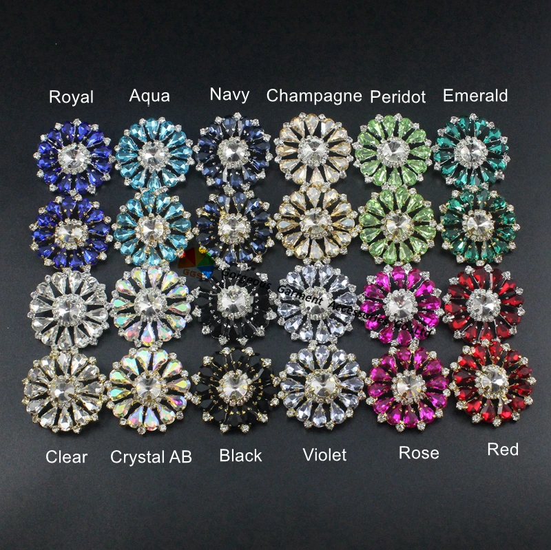 10 шт. 32 мм 42 мм|buttons clear|rhinestone buttonsround rhinestone button |