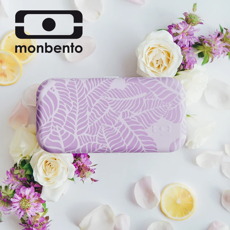 Monbento Стильный Печатный аксессуар прямоугольный студенческий японский стиль Ланч бокс верхняя крышка|japanese