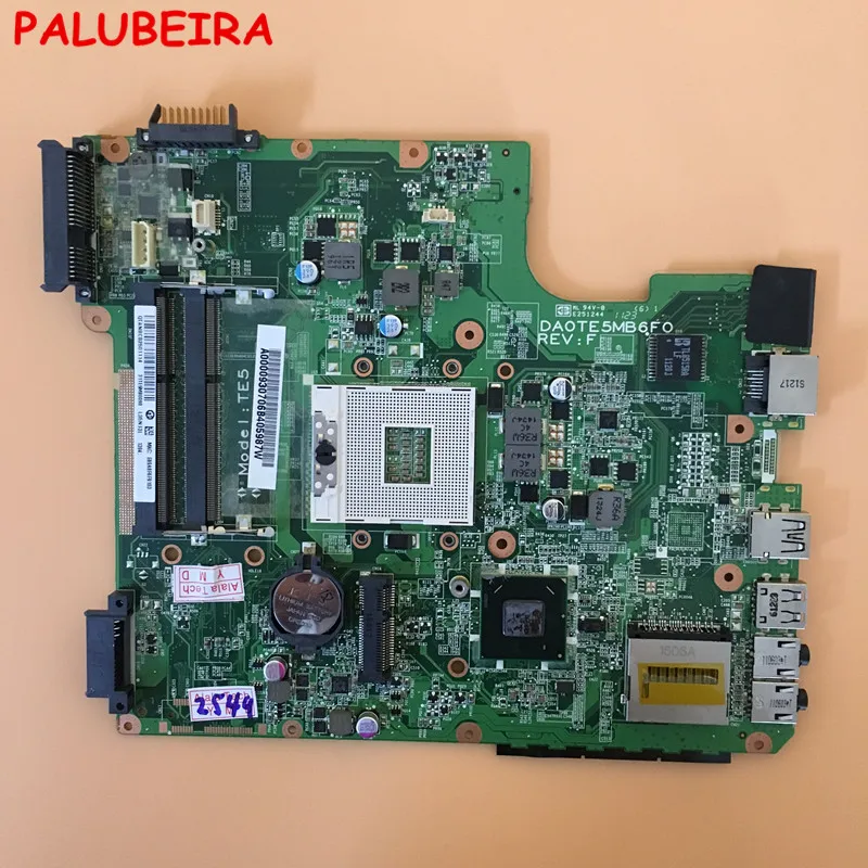 PALUBEIRA для toshiba satellite L700 L745 Материнская плата ноутбука A000074690 DA0TE5MB6F0 HM65 полностью протестирована
