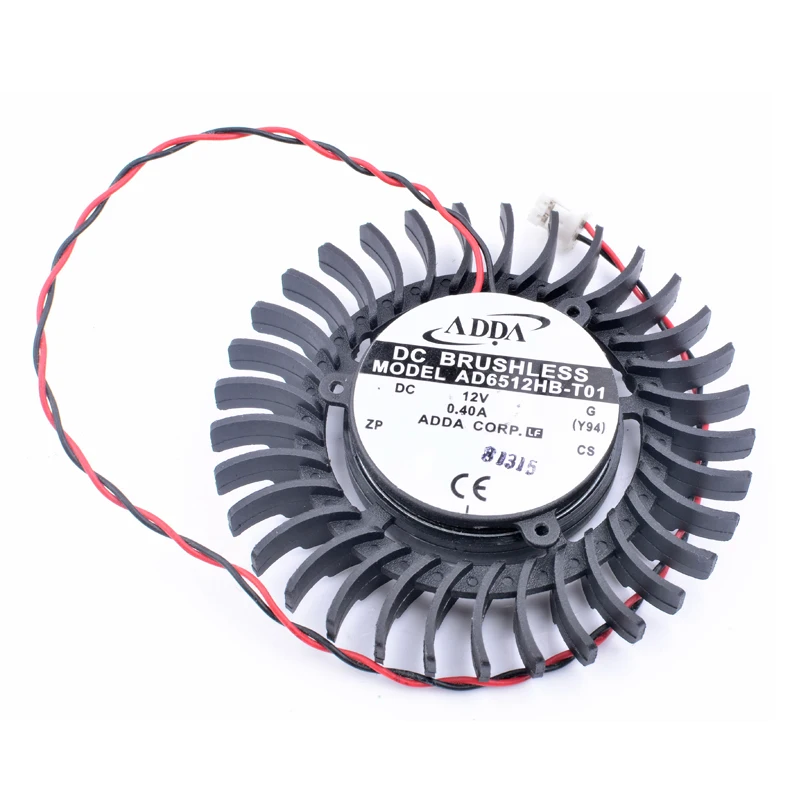 Оригинальный AD6512HB T01 12V 0.40A ATI Sapphire X1950 Графический охлаждающий вентилятор|Кулеры и