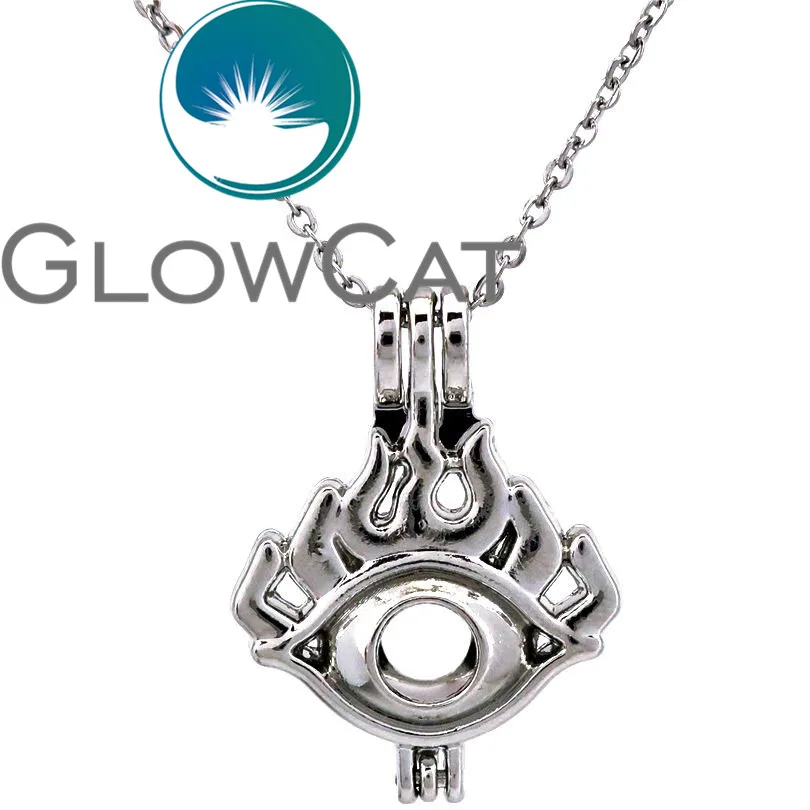 GLOWCAT KK674 Серебряный глаз Хоруса бусины клетка эфирное масло диффузор аромат