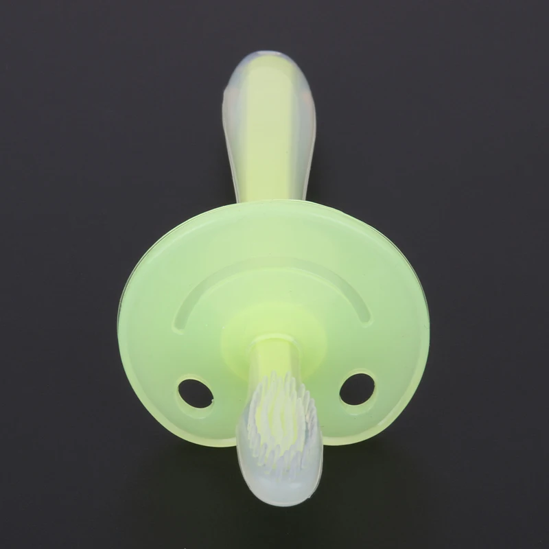 1 шт. Детская Мягкая Силиконовая зубная щетка|toothbrush hygiene|care cushiontoothbrush cleaner |