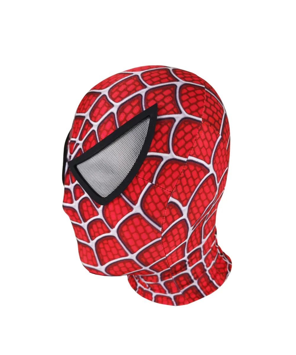 3D печатных Raimi Spider-man маски вечеринка Хэллоуин Косплей костюмы Человека-паука лайкра маска супергероя линзы