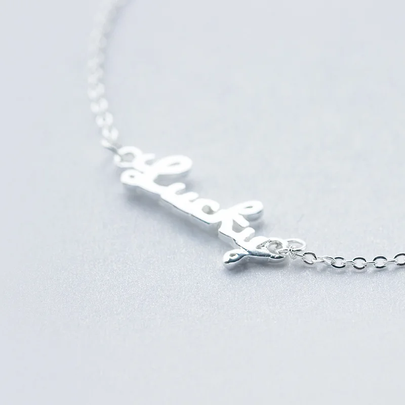 

La Monada Letter Lucky Star Bracelets For Women Silver 925 Sterling Jewelry Fine 925 Sterling Silver Women's Bracelet Female