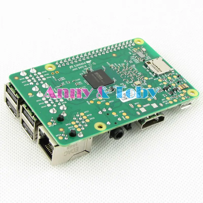 Element14 версия: оригинальный Raspberry Pi3 Модель B доска Ras PI3 карта плата 1Гб LPDDR2 BCM2837 Quad Core