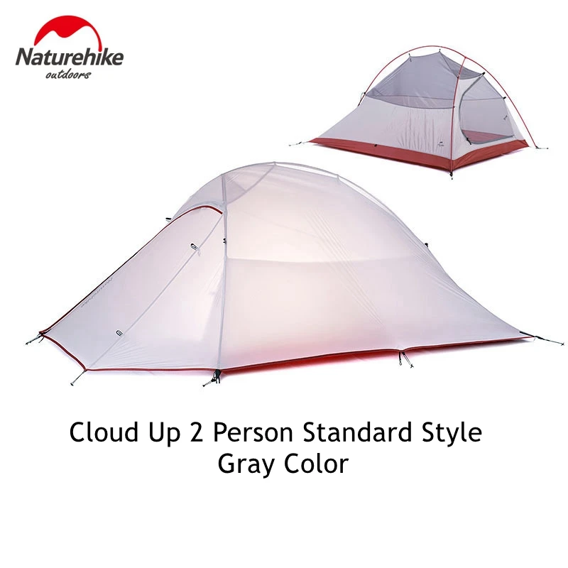 Naturehike Cloud UP обновленная палатка 1 2 3 человек свободно стоящая 20D силиконовая двухслойная Сверхлегкая походная палатка - Цвет: CloudUp2 Standard