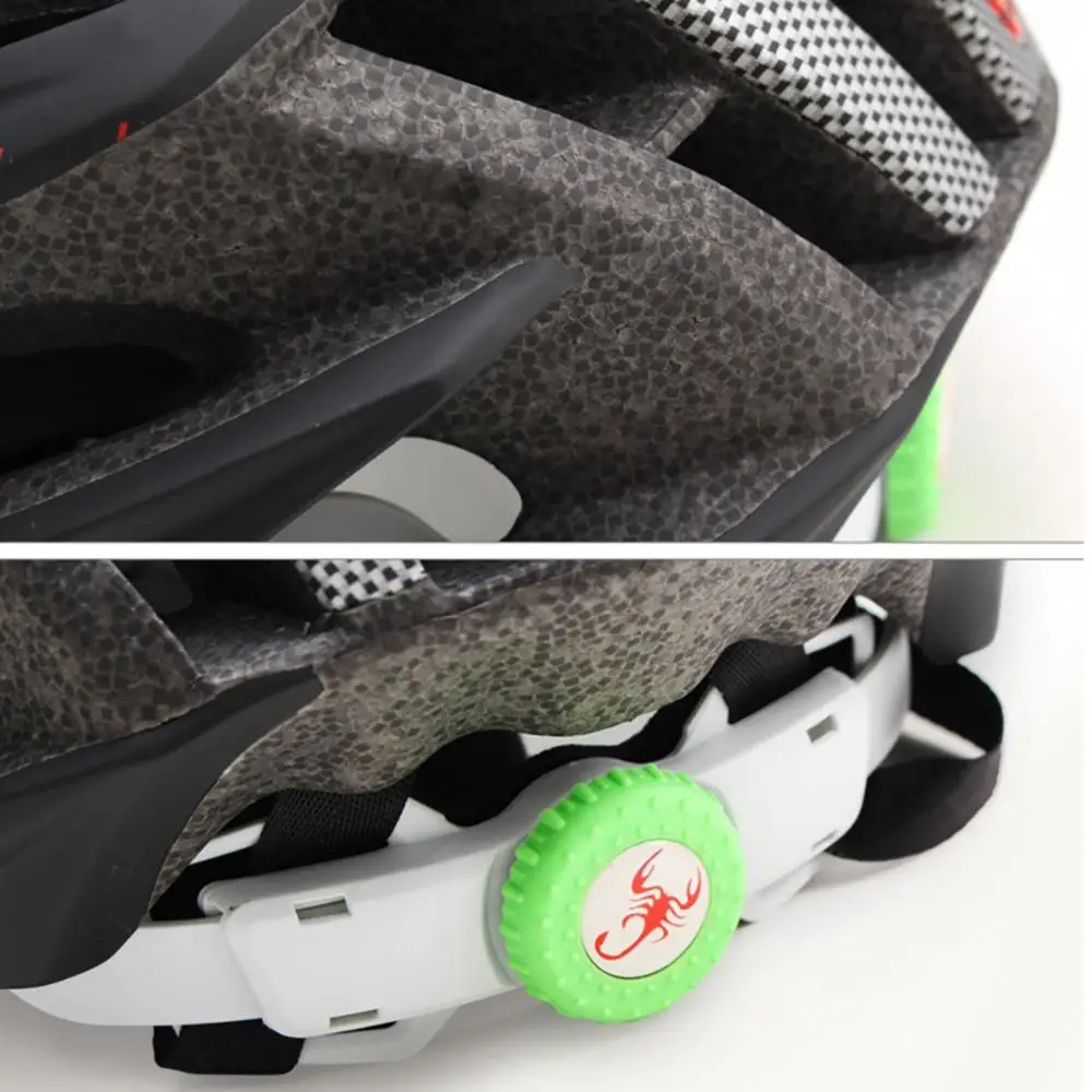 Bicycle Helmets Cover with LED Warning Tail Light Adjustable Ultralight Stable Mountain Bike Helmet Men Safety Protection Gear