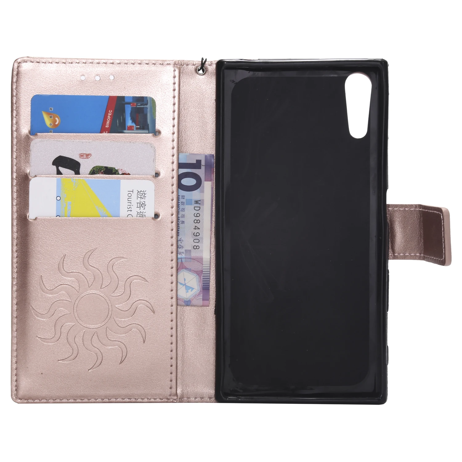 Чехол-книжка для Funda Sony Xperia XZ F8332 F8331 кожаный чехол-бумажник с отделением карт