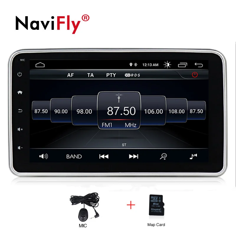 Car radio 1 din Android 8,1 автомобильное радио gps навигация для универсального стерео головного устройства с BT wifi RDS автомобильный мультимедийный плеер - Цвет: Car radio
